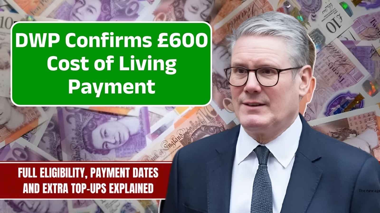 DWP Confirms £600 Cost of Living Payment for 2025: Eligibility, Dates & Extra Top-Ups Explained